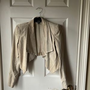 Bebe suede crop jacket